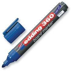 Маркер для доски EDDING 360, синий, 1,5-3 мм, круглый наконечник, E-360/3