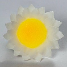 Силиконовая форма для мыла Подсолнух 3D, для свечей гипса 1шт 6,5 х 6 х 2 см Нет бренда