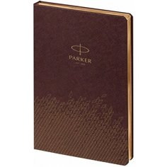 Parker P_1115905 Ежедневник недатированный, коричневый c нанесением logo parker