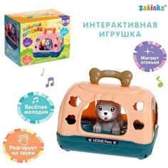 Интерактивная игрушка «Любимый питомец», звук, свет, цвета микс Zabiaka