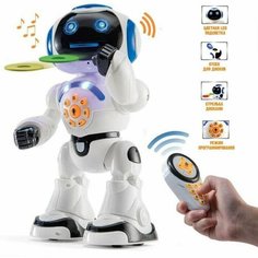 Робот с пультом управления (рус. яз, стрельба, 30 см) QY Toys