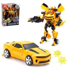 Робот "Автобот", трансформируется, с оружием и аксессуарами Без бренда