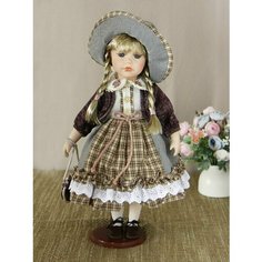 Кукла "Дарья" фарфоровая (на подставке), 40 см Polly Dolls