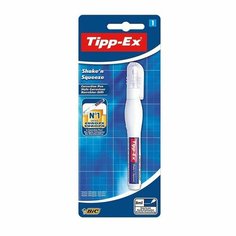 Ручка-корректор 8мл, BIC "Tipp-Ex Shaken Squeeze", с металлическим наконечником