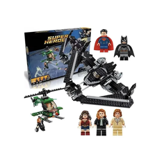 Конструктор Super Hero Супер-Герои DC "Поединок в небе" для детей и взрослых, мальчика, девочки 518 деталей Toys