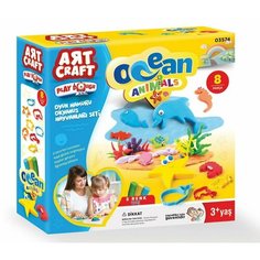 Набор для лепки Водный мир, тесто 3х50 гр AЯT CRAFT 03574