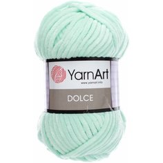 Пряжа YarnArt Dolce светло-салатовый (753), 100%микрополиэстер, 120м, 100г, 2шт