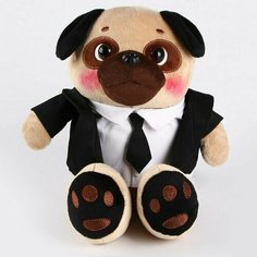 Мягкая игрушка Боня, в чёрном костюме Китай