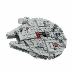 Конструктор Тысячелетний Сокол, 3d, Millenium Falcon, пластиковый, звездные войны, 372 детали Нет бренда