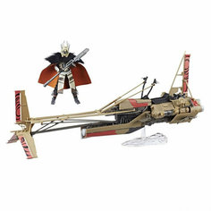 Набор фигурка и транспортное средство Star Wars Black Series Vintage Vehicle Enfys Nests Swoop Bike 6" Hasbro