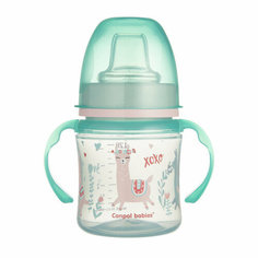 Поильник с носиком Canpol babies Exotic Animals обучающий, 120 мл, зеленый, от 6 мес