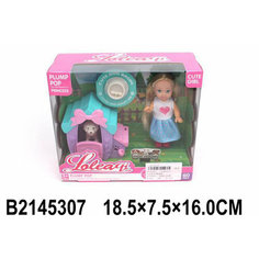 Кукла малышка 89014LLQ с питомцем в кор. Китайская игрушка1