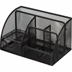 Подставка-органайзер д/канц. прин.7секций Attache125x140x220мм мет. сет. чер