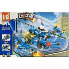 Конструктор Police city LB+4105/ (совместим с Конструктором Лего LEGO) Детали: 216 Фигурки: 1