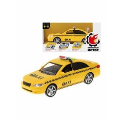 Машина ин. Такси откр. двери, свет, звук, в комплекте тестовые элементы питания AG13/LR44*3шт. Пламенный мотор