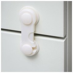 Крошка Я Набор блокираторов для дверей шкафов, 3 шт, цвет белый