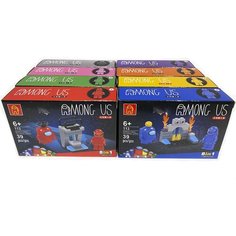Конструктор Among Us Амонг Ас 8в1 312 деталей (8 фигурок)