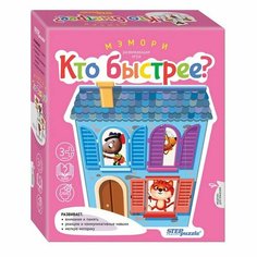 Развивающая игра из дерева «Мэмори. Кто быстрее?» Степ Пазл