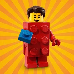 Конструктор LEGO Minifigures 71021 № 2 Парень в костюме красного кубика Lego