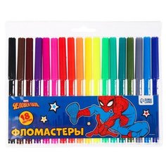 Фломастеры, 18 цветов, Человек-паук Marvel