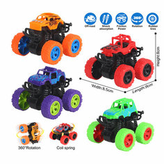 Машинка-перевёртыш 4x4 инерционная|/ Wild Power ZAP / Взрывная сила / 9см, в ассортименте без бренда