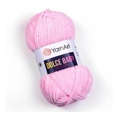 Пряжа Yarnart Dolce Baby 750 нежно розовый