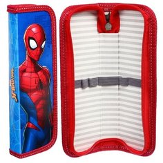 Пенал 1 секция, 55 х 205 х 25 мм, Человек-паук "Супергерой", ламинированный картон Marvel