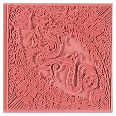 Текстурный коврик EFCO "Дракон", для полимерной глины, 9х9 см