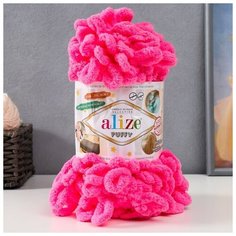 Пряжа "Puffy" 100 % микрополиэстер 9м/100г (377), 1шт Alize
