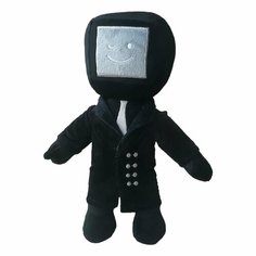 Мягкая игрушка Скибиди туалет ТВ Мен Skibidi toilet TV man, 28 см Ermelenatoys