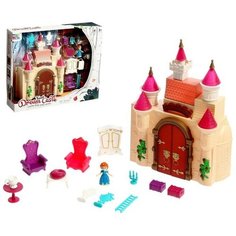 Замок для кукол «Сказочный замок» с аксессуарами и фигурками, цвета микс NO Name