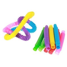 Игрушка-антистресс Pop Tubes, набор 12 шт, цвета микс Noname