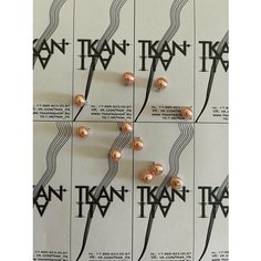 Пуговица-жемчужинка на металлической ножке-петельке, 1 шт. Noname