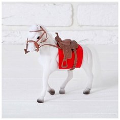 Лошадь флок с аксессуарами, микс Noname