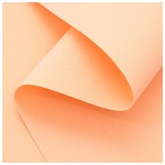 Фоамиран, персик, 1 мм, 60 х 70 см Noname