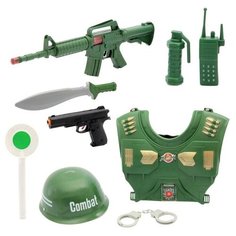 Набор военного «Отряд А», 9 предметов Noname
