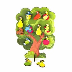 Сортер для малышей развивающая игрушка "Плоды на дереве" Aleop Kids Store