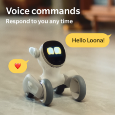 Умная интерактивная робот собака LOONA c Chat GPT (Зарядная станция в комплекте) Key Tech