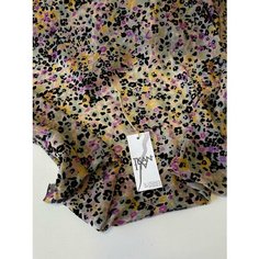 Ткань Плательный бархат деворе на полупрозрачной основе, 1 м. Noname