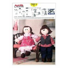 Выкройка Burda 7611 Кукла