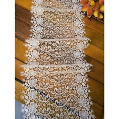 Кружево гипюр, ширина 160 мм длина 1,0 м цвет кремовый для шитья рукоделия и творчества Нет бренда