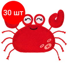 Комплект 30 наб, Набор для шитья игрушки Miadolla Краб, KD-0332