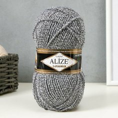 Пряжа "Lanagold" 51% акрил, 49% шерсть 240м/100гр (DUE 651) Alize