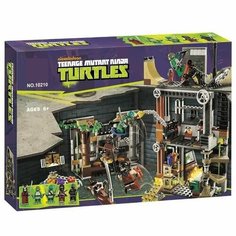 Конструктор 10210 Черепашки Ниндзя Ninja Turtle Атака логова черепашек, 499 дет. Panawealth Inter Holdings