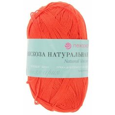 Пряжа Пехорка Вискоза натуральная красный (006), 100%вискоза, 400м, 100г, 3шт