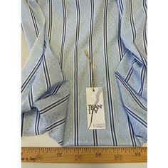 Ткань Блузочно-плательный хлопок плюмети, 1 м. Noname