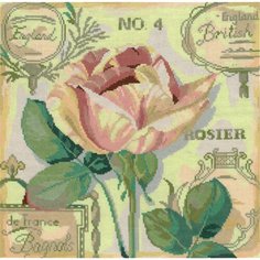 Nitex Набор для вышивания Английская роза 25 х 25 см (0107)