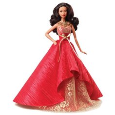 Кукла Barbie Праздничная 2014 Афроамериканка, 28 см, BDH14
