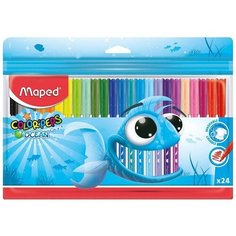 Фломастеры Maped Colorpeps ocean 24 цвета 733547
