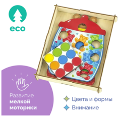 Настольная развивающая игра мозаика «Мишки и мармелад» для детей Woodland